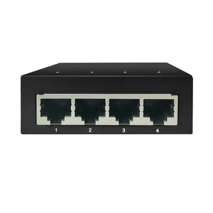 1 Optical 4 Electrical 10/100Mbps Single-mode Media Converter(SFP slot)